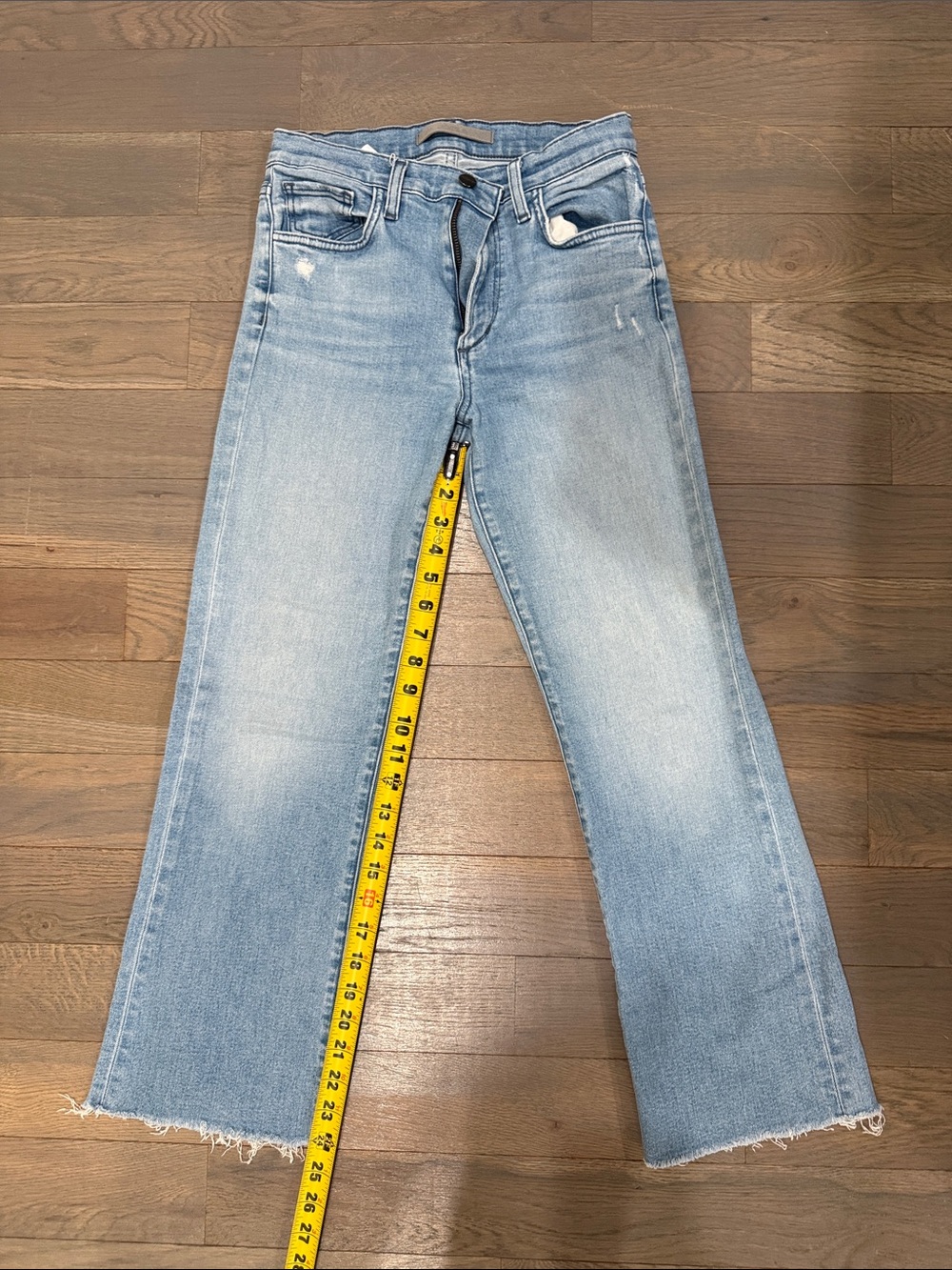 The Callie Joe's Jeans Light Blue Cropped Straight Jeans